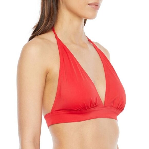 Peyton & Parker Triangle Bikini Swimsuit Top Barbados Cherry Size S - Picture 10 of 10